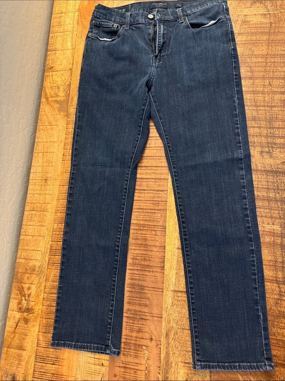 Lucky Brand Dark Indigo Straight Leg Jeans